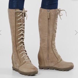 Sorel Joan of Arctic tall leather wedge boot ✨